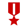 red excellence star badge icon