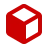 small red cube icon for lists