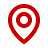 red pin location icon