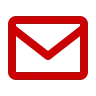 red mail envelope icon