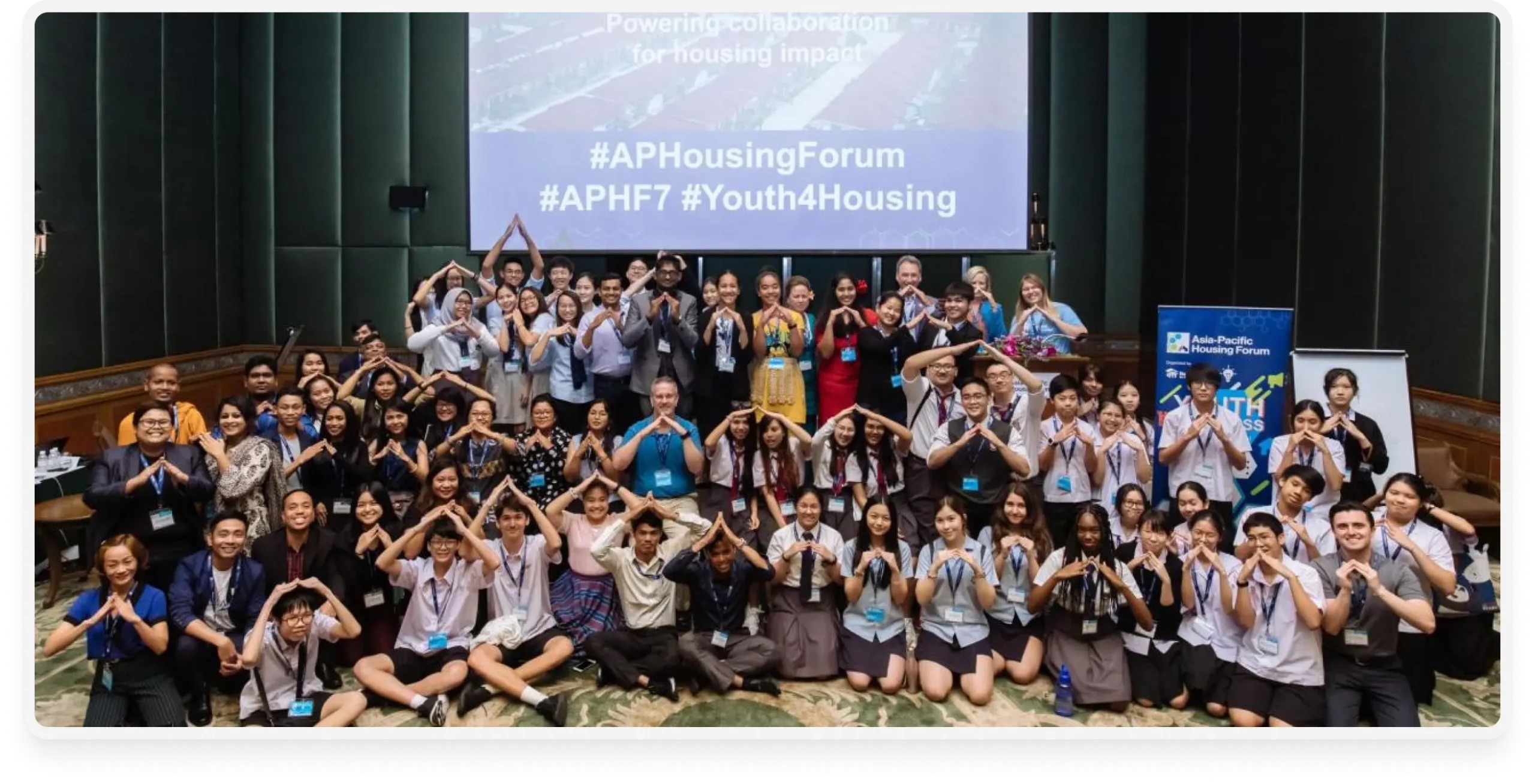 an image of youths being part of housing forum