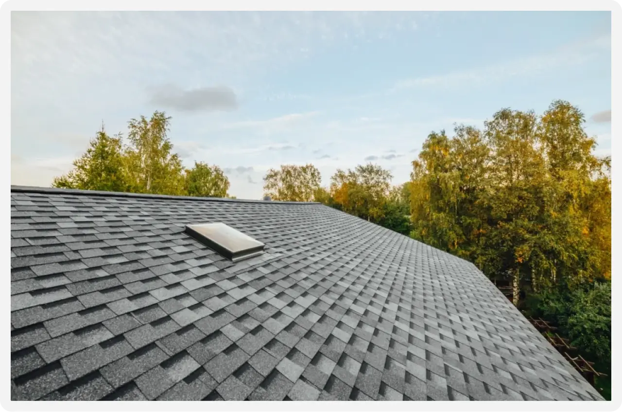 an image of a shingle roofing